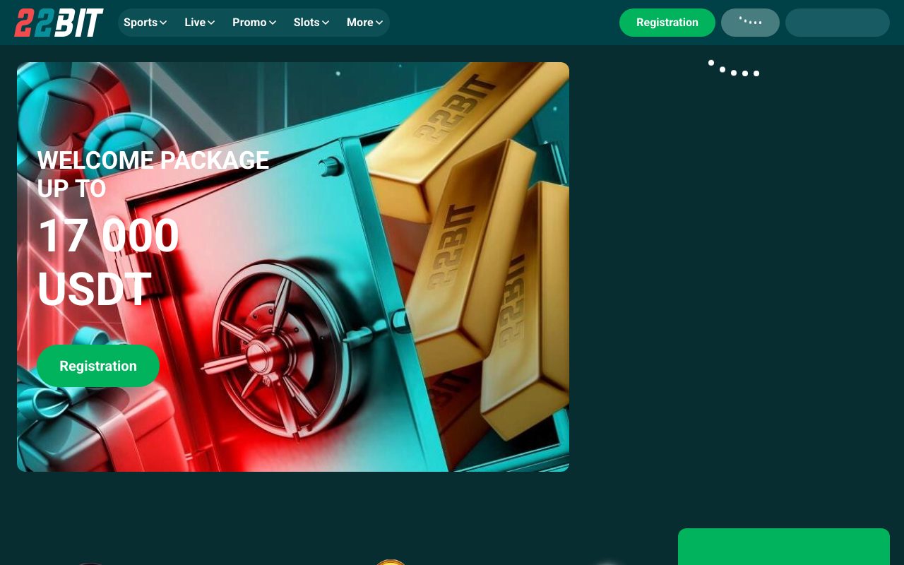 22BIT homepage screenshot